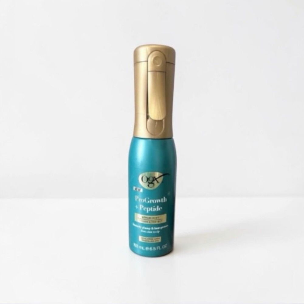 OGX ProGrowth + Peptide Hair Serum Mist, Thicken Heat Protect Vegan 6.5 fl oz